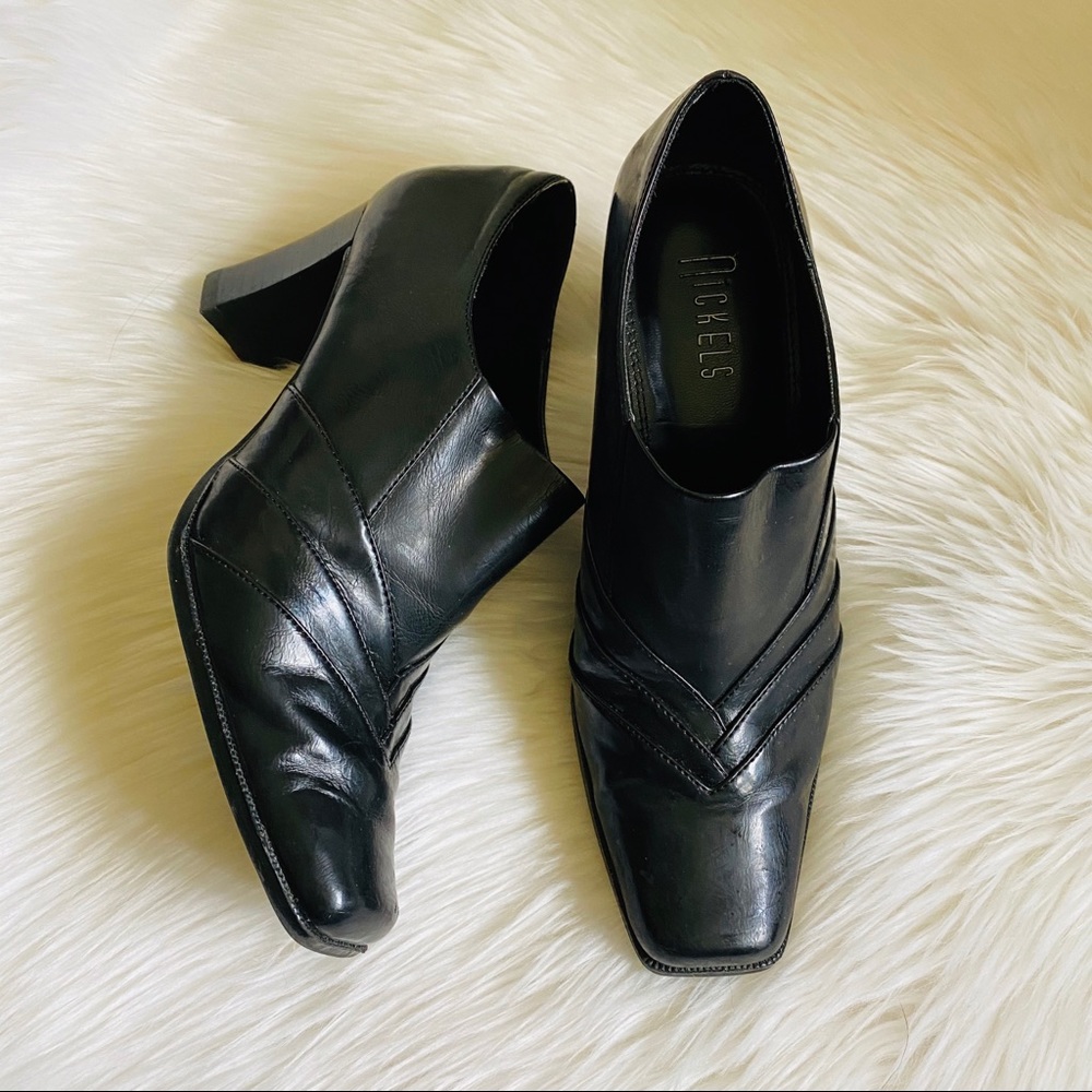 NICKELS black shoe ankle boot bootie